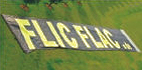 Luftwerbung Banner Circus Flic Flac